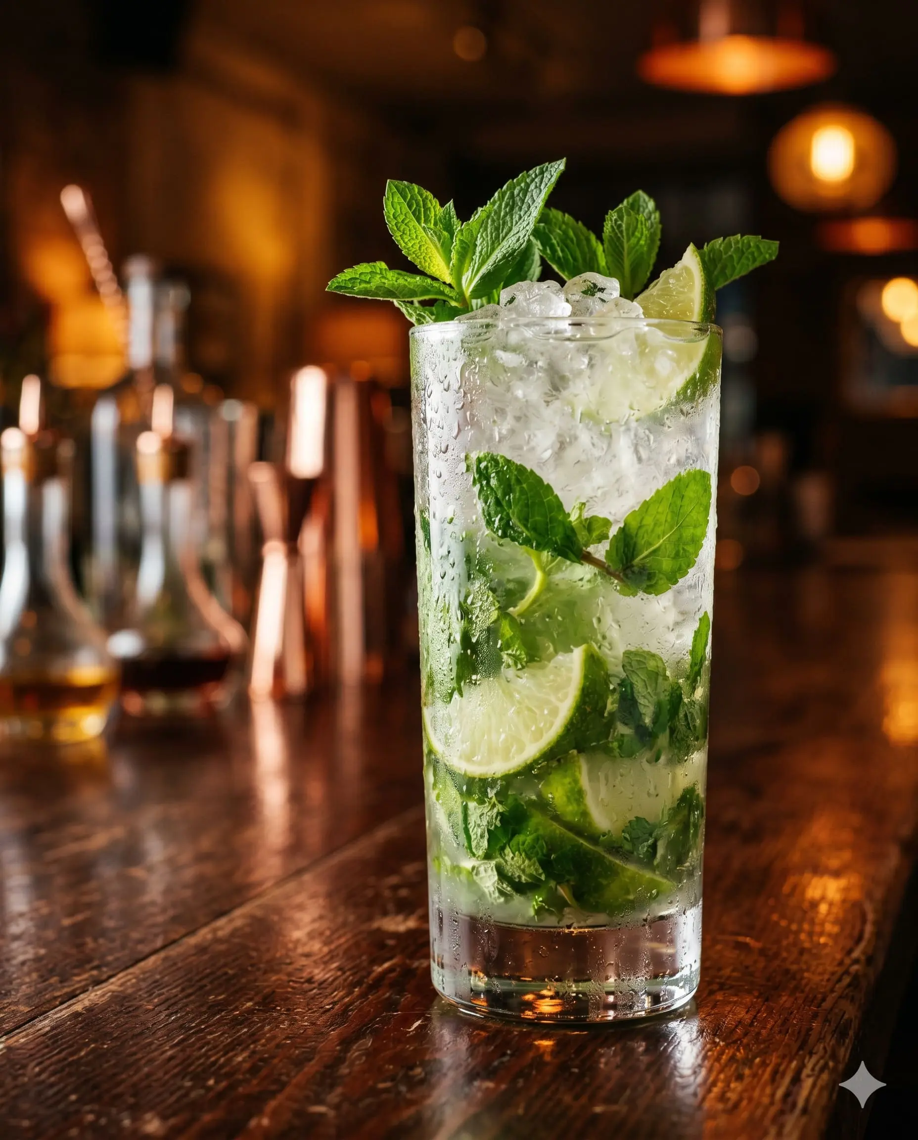 Los mojitos De Madrid — el sello de la barra